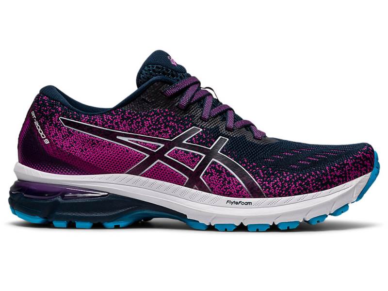 Dámské Běžecké Boty Asics GT-2000 Růžové 69028MKJC